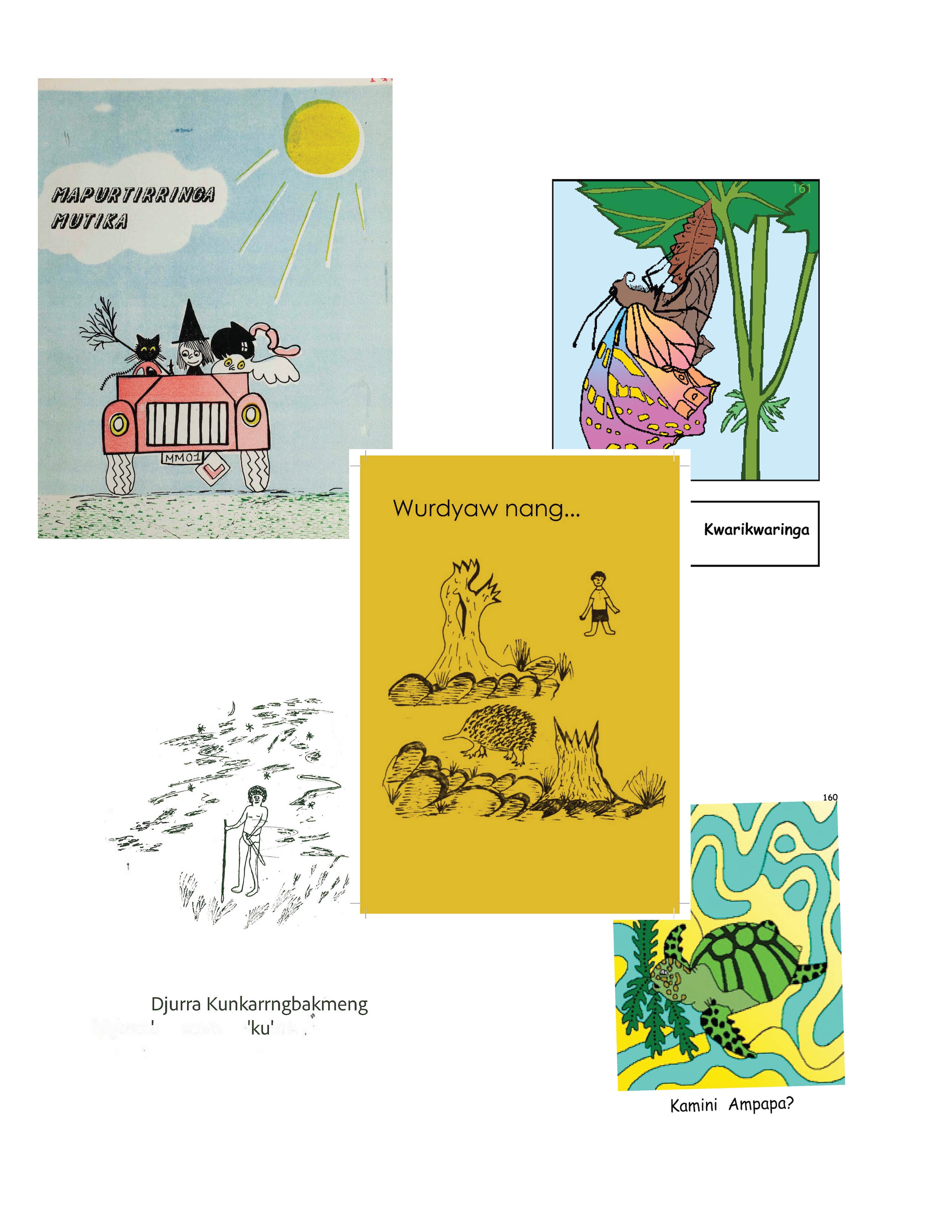 Collage of books