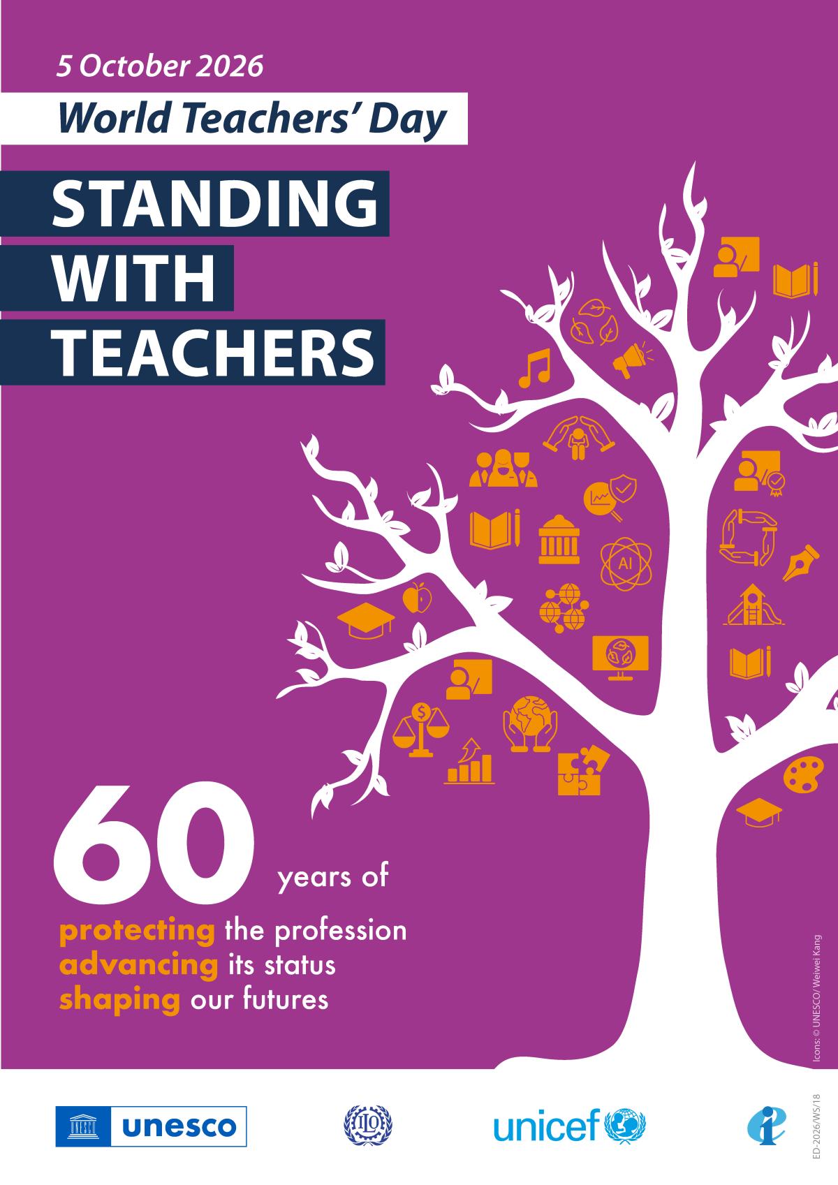 World Teacher's Day poster 2026